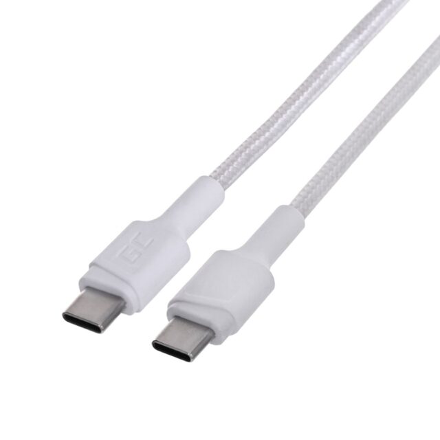 Green Cell GC PowerStream USB cable USB 3.2 Gen 1 (3.1 Gen 1) 0.3 m USB C White - imagine 3