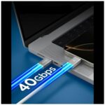 Spigen EB10020CC Essential USB-C cable 100W 2m white - imagine 3