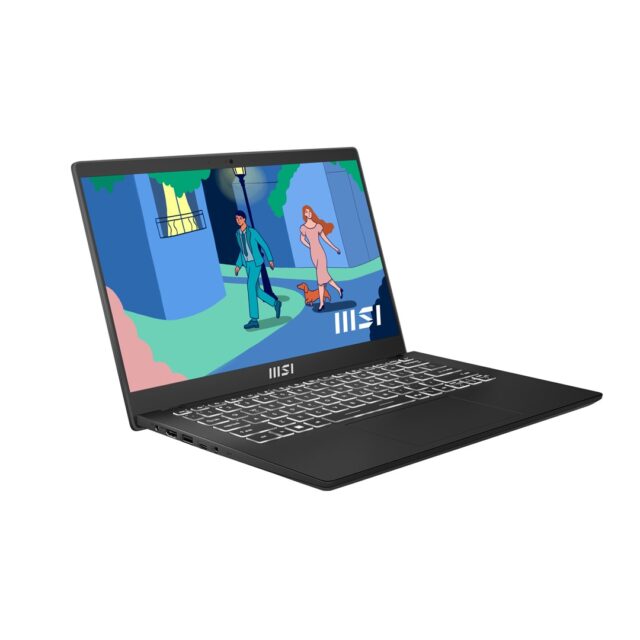 MSI Modern 14 C12MO-868PL Laptop 35.6 cm (14 ) Full HD Intel® Core™ i5-1235U 16 GB DDR4-SDRAM 512 GB SSD Wi-Fi 6 (802.11ax) Windows 11 Home Black - imagine 2
