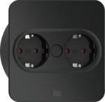 Bachmann 946.101 socket-outlet 2 x Type F Stainless steel