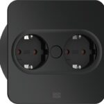 Bachmann 946.101 socket-outlet 2 x Type F Stainless steel