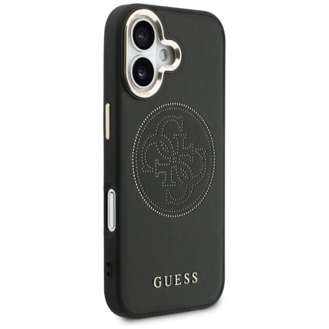 Etui Guess Perforated 4G MagSafe do       iPhone 17 czarny - imagine 4