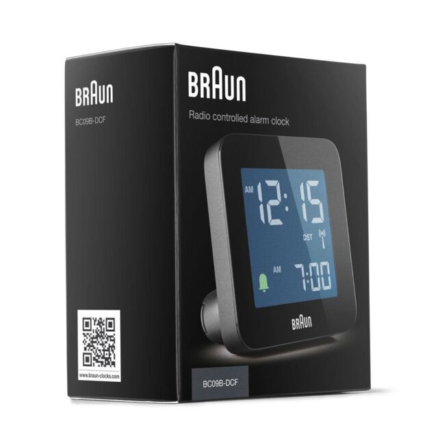 Braun BC09-DCF Digital alarm clock Black - imagine 7