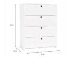 LOKA shoe cabinet  white - imagine 9