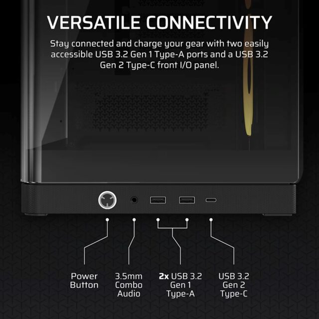 Corsair 4500X LX-R RGB Tempered Glass Mid-Tower  Black Midi Tower - imagine 9