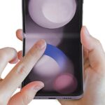 Araree Pure Diamond Film Sam Z Flip5 F731 Antimicrobial Protective Film 2pcs AR30-01771A - imagine 9