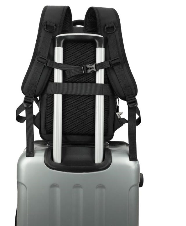 NOVEEN CTB500 Black 40x20x25 Travel Cabin Backpack with Pump - imagine 6