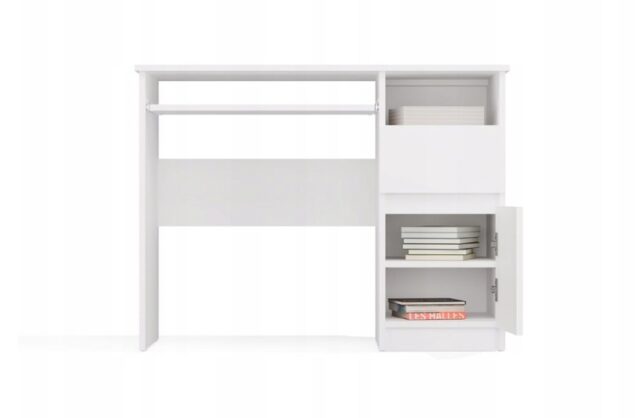 PORTO Desk Right White - imagine 2