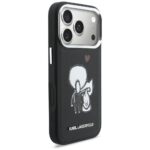 Etui Karl Lagerfeld Karl & Choupette      Back Logo MagSafe do iPhone 17 Pro czarny - imagine 4
