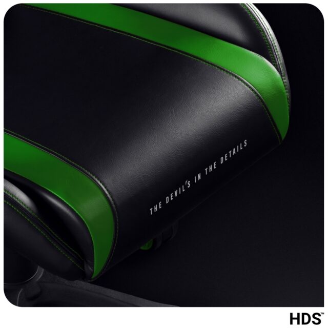 Gaming chair Diablo Chairs X-Horn 2.0 Normal Size black-green - imagine 10