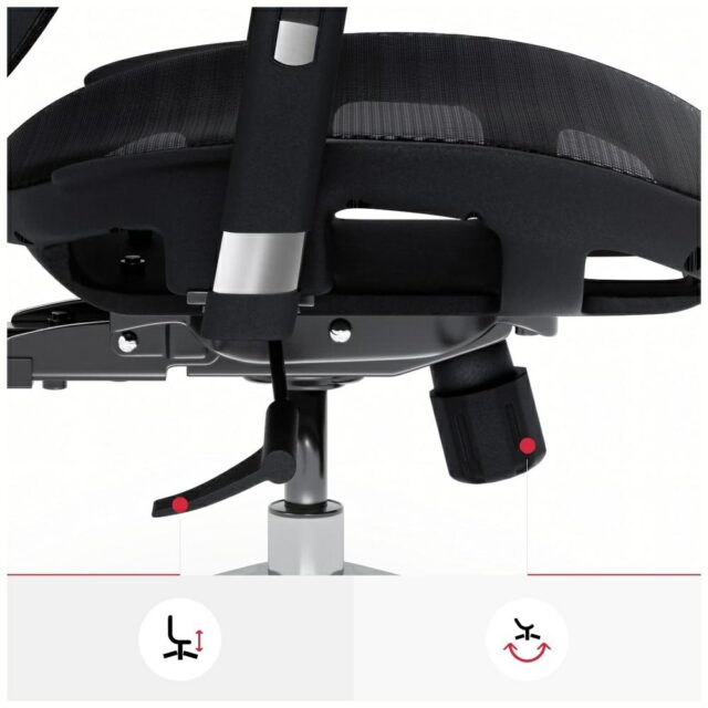 Ergonomic chair Diablo Chairs V-Basic black - imagine 5