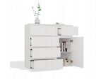 MALWA 1D5S WHITE CHEST OF DRAWERS - imagine 6