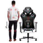 Gaming chair Diablo Chairs X-Player 2.0 King Size white-black - imagine 6