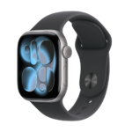 Watch Apple Watch Series 11 (2025) GPS 42mm Space Grey Aluminium Case with Black Sport Band M/L - Grey