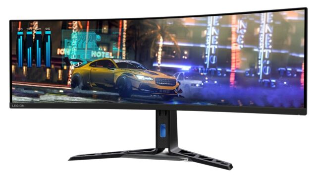 Lenovo Legion R45w-30 computer monitor 113 cm (44.5 ) 5120 x 1440 pixels DQHD LED Black - imagine 2