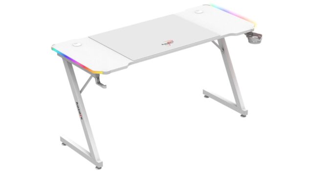 Huzaro Hero 3.3 White  RGB - gaming table - imagine 8