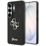 Case Guess Fixed Glitter Big 4G Metal    Logo for Samsung Galaxy S26 Ultra black