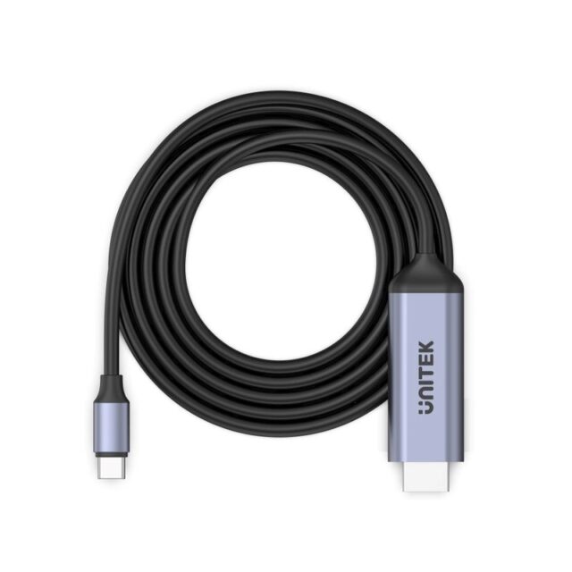UNITEK CABLE USB-C - HDMI 8K  USB 4  HDR10+  1 8M - imagine 4