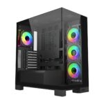 Midi Tower Case FSP M540-BA ARGB TG Black