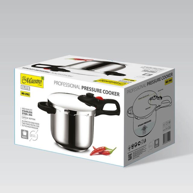Maestro MR-2902 Pressure cooker 6 l Silver - imagine 4