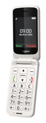 Gigaset GL595 7.11 cm (2.8 ) 114 g White Senior phone - imagine 3