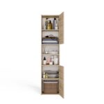 Topeshop S40 SONOMA bathroom storage cabinet Oak - imagine 6