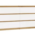 M6 MALWA CHEST OF DRAWERS 140 CM 6 DRAWERS OAK ARTISAN/WHITE