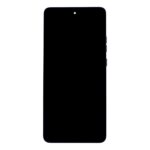 Motorola G86 LCD Display + Dotyková Deska + Přední Kryt Black (Spellbound) (Service Pack)