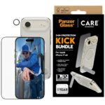 CARE by PanzerGlass Feature Kick 3in1 Case + Glass + Lens Protection Set for iPhone Air