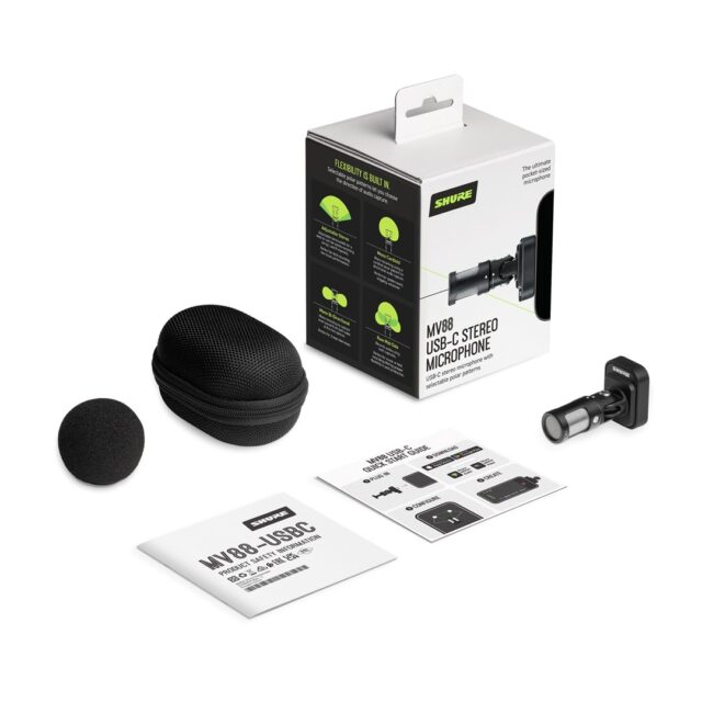 Shure MV88-USBC - stereo microphone with USB-C connector - imagine 6