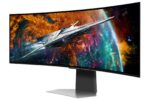 Samsung G95SC computer monitor 124.5 cm (49 ) 5120 x 1440 pixels Dual QHD OLED Silver - imagine 3