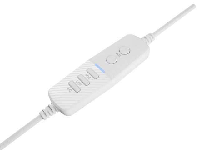 GENESIS Neon 764 Headset Wired Head-band Gaming USB Type-A White - imagine 3