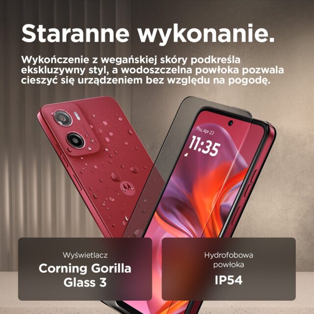 Motorola Moto G05 4/64GB Red - imagine 9