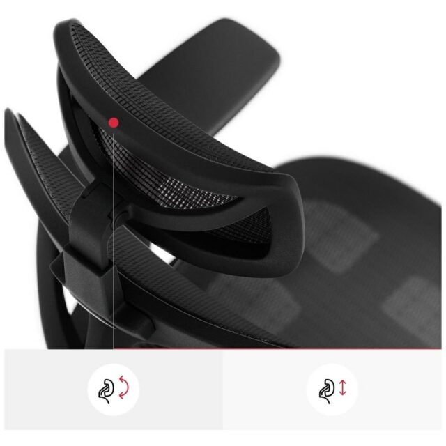 Ergonomic chair Diablo Chairs V-Basic black - imagine 4