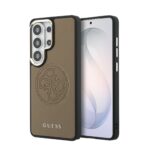 Case Guess Perforated Logo MagSafe for    Samsung Galaxy S26 Ultra brown