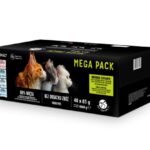PETREPUBLIC Mega Pack Salmon  Chicken  Tuna  Cod  Trout - wet cat food - 48x85g