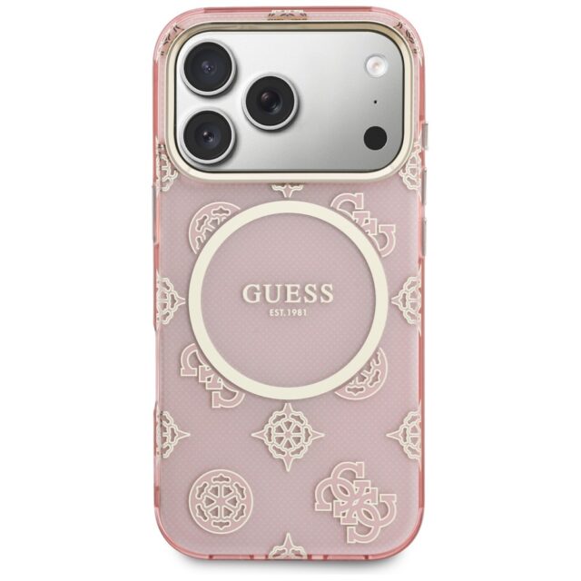Etui Guess IML Peony Dot MagSafe do       iPhone 17 Pro różowy - imagine 3
