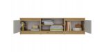 MALWA 140 TV cabinet  artisan oak/cashmere - imagine 9