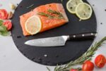 Chef Kohersen Elegance Ebony Wood Chef's knife Damascus steel 21.6 cm - imagine 9