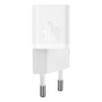 Baseus P10110902213-01 USB-C GaN5 mini 30W mains charger White - imagine 4