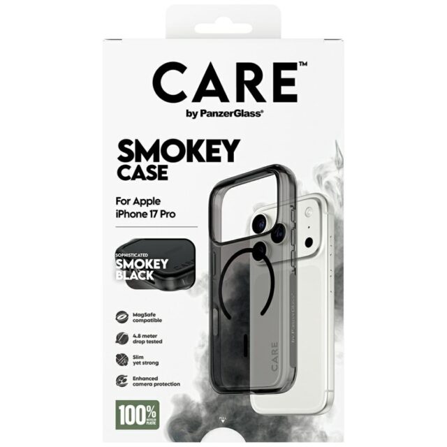 CARE by PanzerGlass Flagship Urban Explorer case in Black MagSafe for iPhone 17 Pro smoke - imagine 5