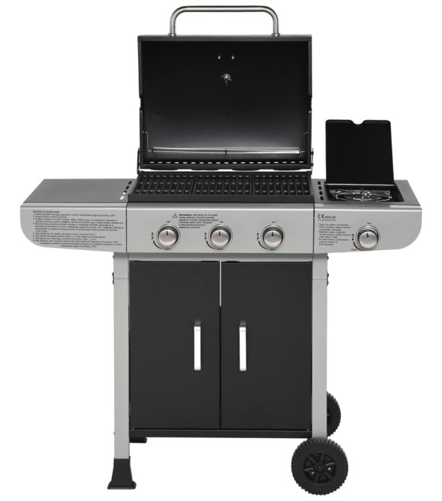 Ravanson GO-3 3-Burner Gas Grill 10 6 kW - imagine 2