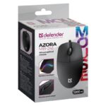 WIRED MOUSE DEFENDER AZORA MB-241 RF BLACK 1200dpi 3P - imagine 4