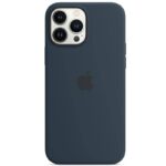 MM2J3ZM/A Apple Silikonový Kryt vč. Magsafe pro iPhone 13 Pro Abyss Blue