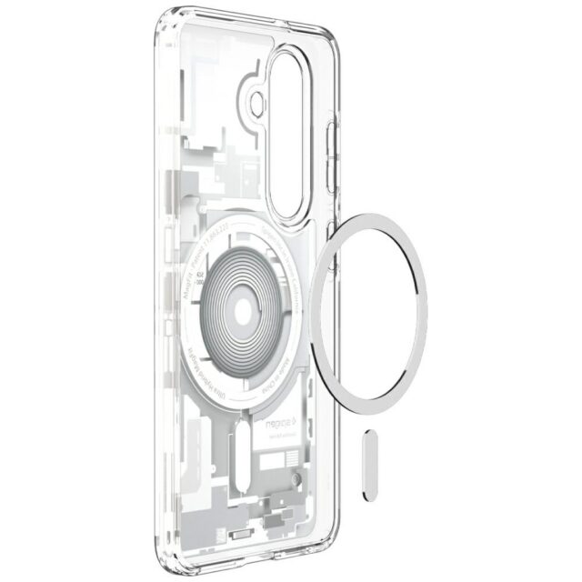 Etui Spigen Ultra Hybrid Mag MagSafe do  Samsung Galaxy S26 zero one white - imagine 6