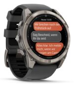 Garmin fenix 8 Pro 3.56 cm (1.4 ) AMOLED 51 mm Digital 454 x 454 pixels Touchscreen Graphite  Titanium Wi-Fi GPS (satellite) - imagine 3