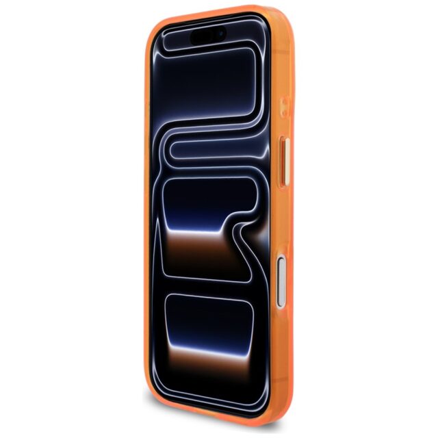 Case Guess IML Script Metal MagSafe for   iPhone 17 Pro Max orange - imagine 5