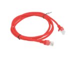 PATCHCORD KAT.5E UTP 1.5M CZERWONY FLUKE PASSED LANBERG 10-PACK - imagine 2