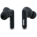 Headphones Bluetooth TWS BMW Leather      Metal Logo ENC black - imagine 5