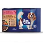 OptiVital saszetki - pełnoporcjowa karma dla dorosłych psów kaczka/wołowina 4x85g